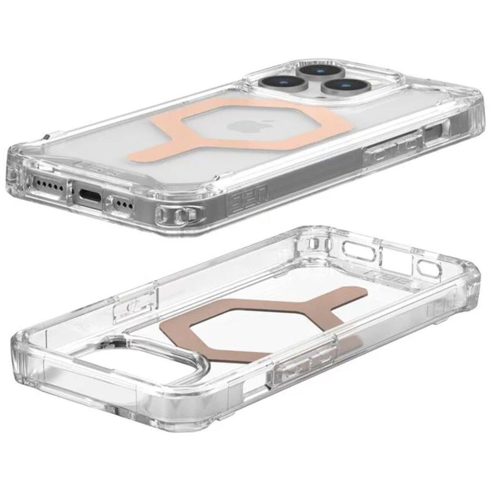 Husa MagSafe pentru Apple iPhone 15 Pro, Urban Armor Gear, Plyo, Roz Aurie