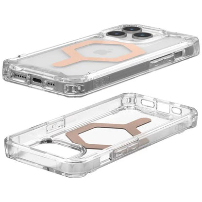 Husa MagSafe pentru Apple iPhone 15 Pro, Urban Armor Gear, Plyo, Roz Aurie