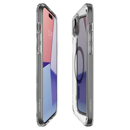Husa MagSafe pentru Apple iPhone 15, Spigen, Ultra Hybrid, Neagra ACS06803