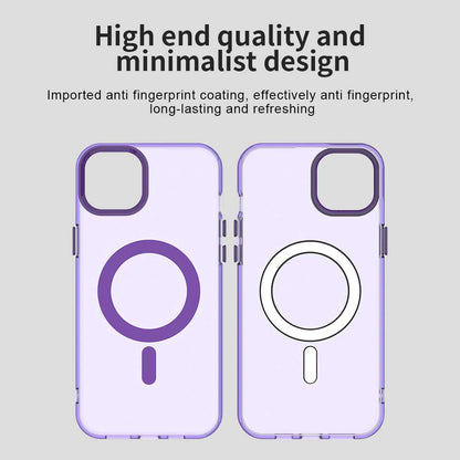 Husa MagSafe pentru Apple iPhone 15, Techsuit, CandyCase, Mov