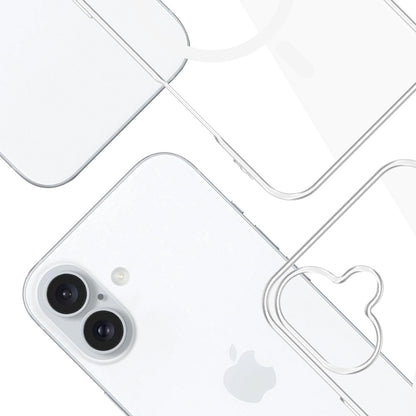 Husa MagSafe pentru Apple iPhone 16, 3MK, Clear MagCase, Transparenta