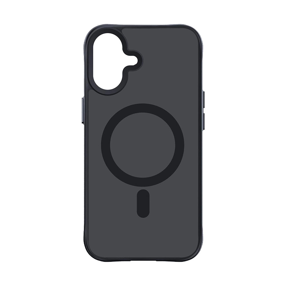 Husa MagSafe pentru Apple iPhone 16, 3MK, Smoke MagCase, Neagra