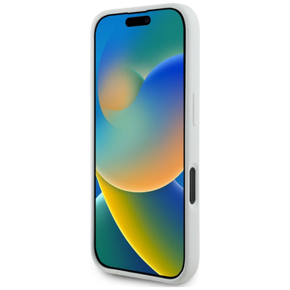 Husa MagSafe pentru Apple iPhone 16, Karl Lagerfeld, Silicone Karl & Choupette's Heads, Bej