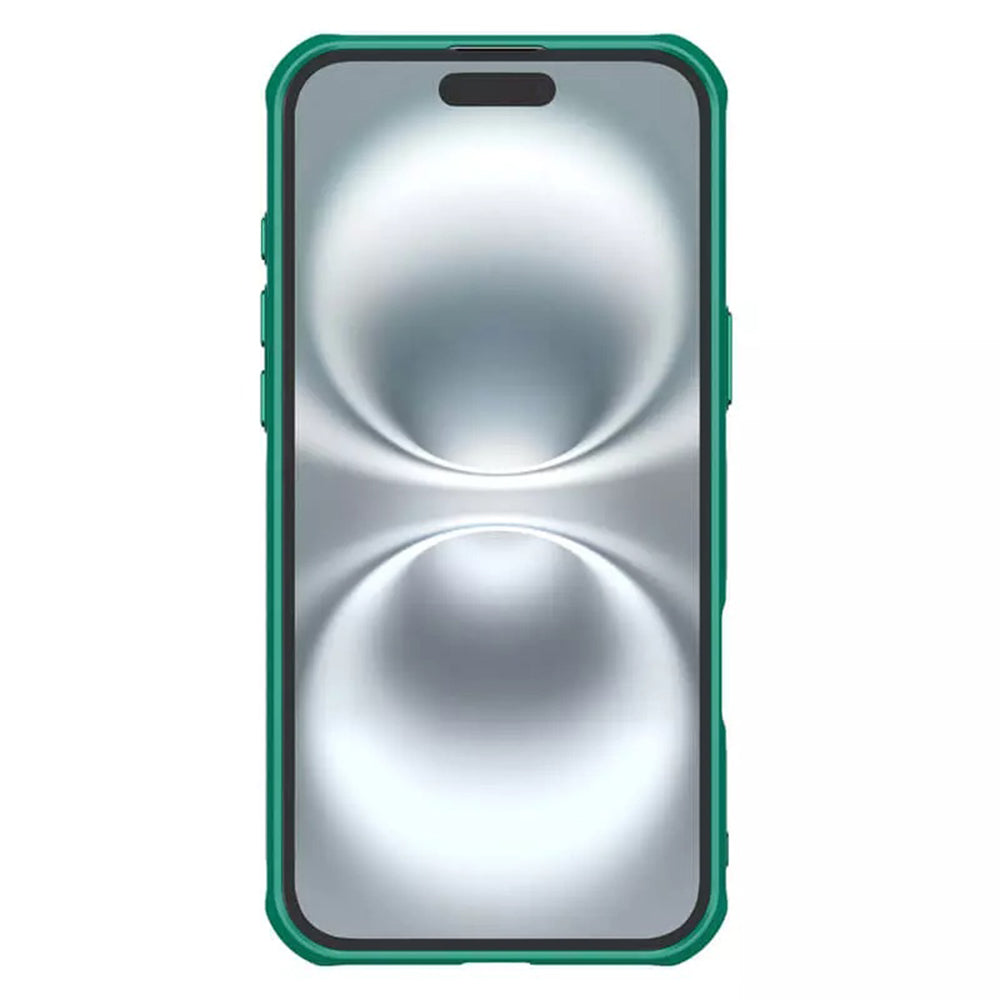 Husa MagSafe pentru Apple iPhone 16 Plus, Nillkin, Iceblade Prop (w/o Camera Cutout), Verde