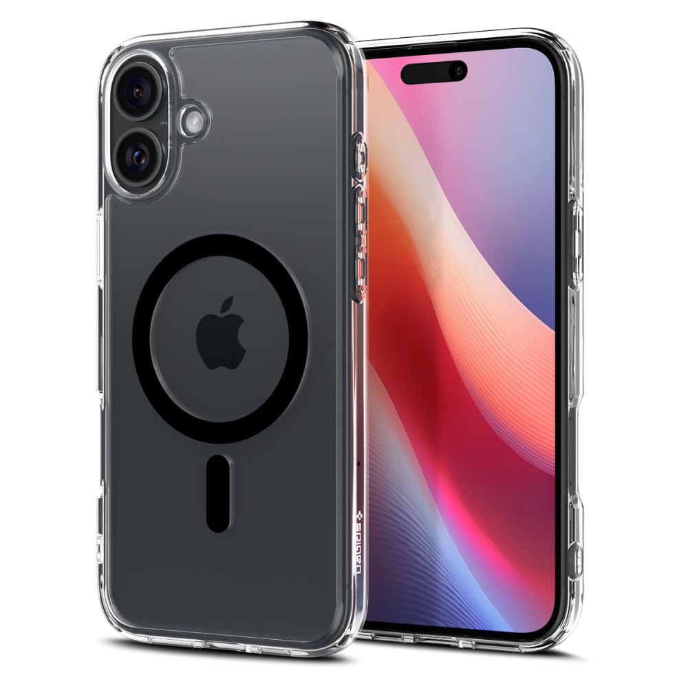 Husa MagSafe pentru Apple iPhone 16 Plus, Spigen, Ultra Hybrid, Neagra