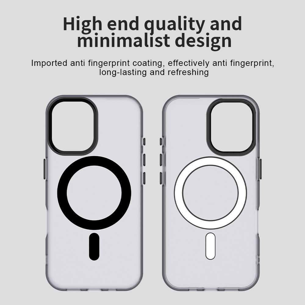 Husa MagSafe pentru Apple iPhone 16 Plus, Techsuit, CandyCase, Neagra