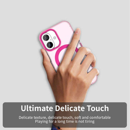 Husa MagSafe pentru Apple iPhone 16 Plus, Techsuit, CandyCase, Roz