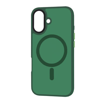 Husa MagSafe pentru Apple iPhone 16 Plus, Techsuit, HaloFrost, Verde