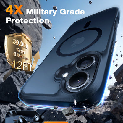 Husa MagSafe pentru Apple iPhone 16 Plus, Torras, Guardian, Neagra