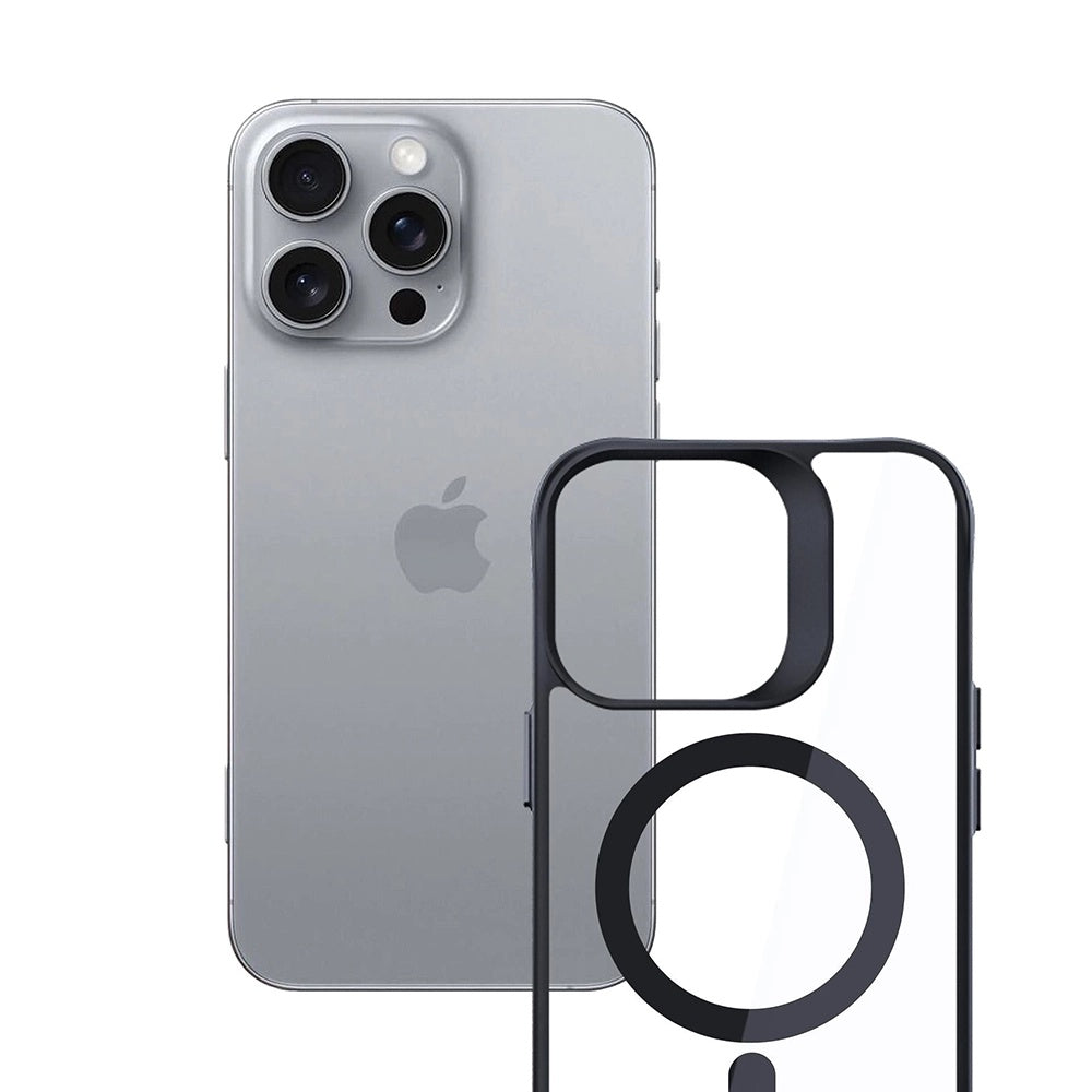 Husa MagSafe pentru Apple iPhone 16 Pro, 3MK, Satin Armor, Transparenta