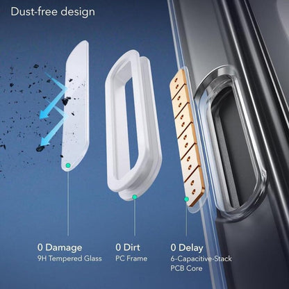 Husa MagSafe pentru Apple iPhone 16 Pro, ESR, Classic Hybrid Slide, Transparenta
