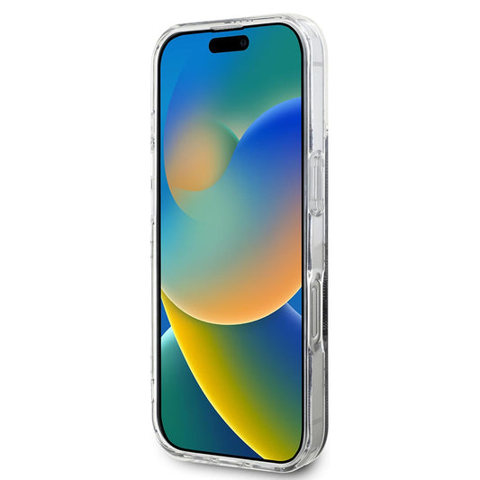 Husa MagSafe pentru Apple iPhone 16 Pro, Guess, IML 4G, Neagra