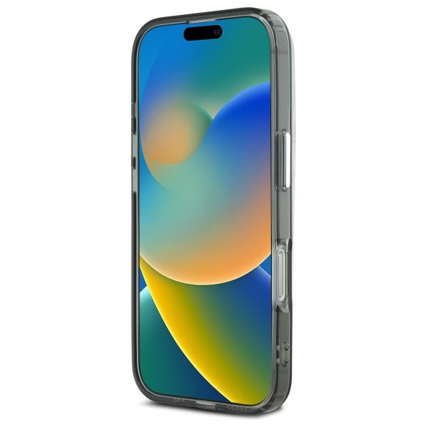 Husa MagSafe pentru Apple iPhone 16 Pro, Karl Lagerfeld, IML Monogram Karl & Choupette's Heads, Neagra