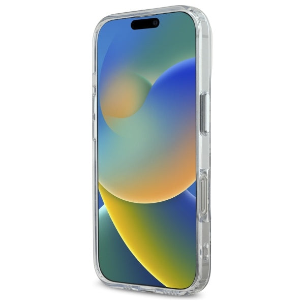 Husa MagSafe pentru Apple iPhone 16 Pro, Karl Lagerfeld, IML Monogram Karl & Choupette's Heads, Transparenta