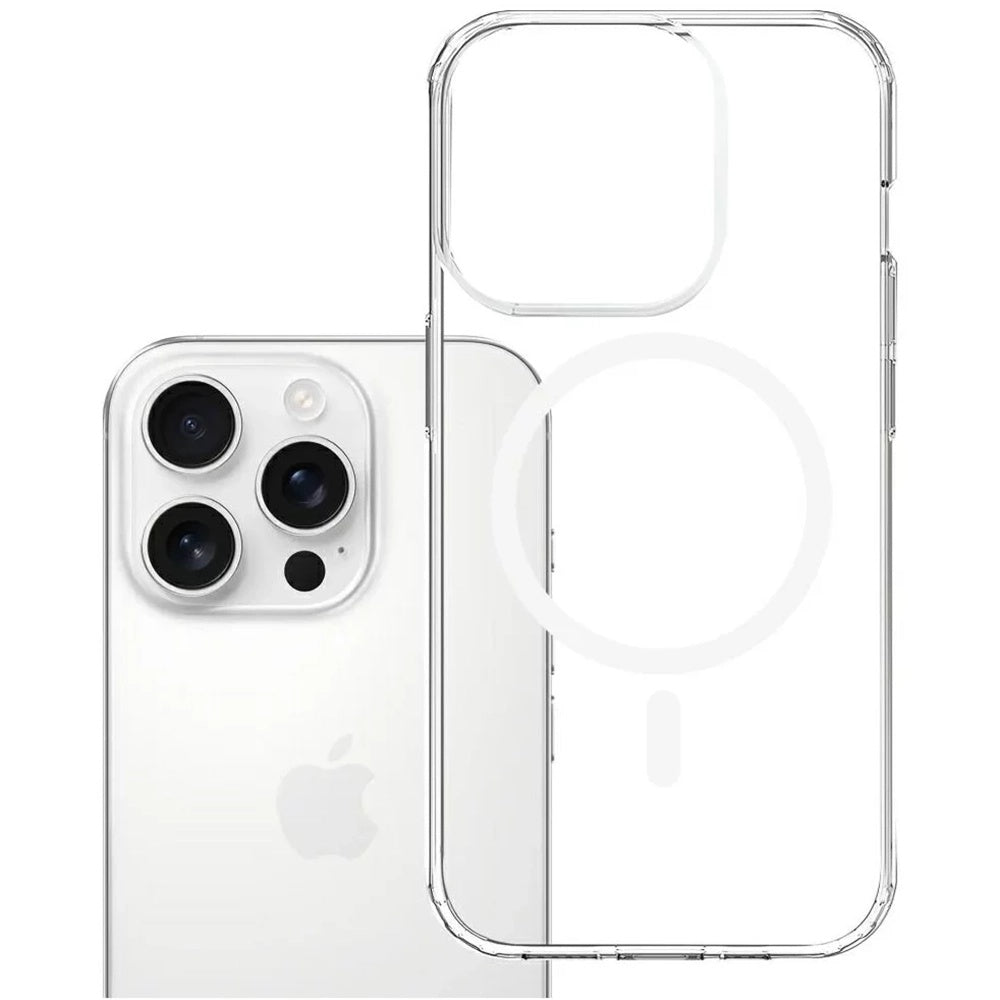 Husa MagSafe pentru Apple iPhone 16 Pro Max, 3MK, Armor MagCase, Transparenta