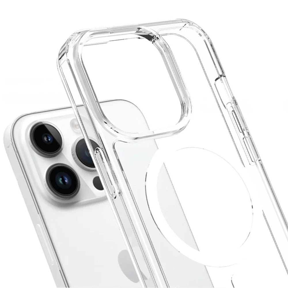 Husa MagSafe pentru Apple iPhone 16 Pro Max, 3MK, Armor MagCase, Transparenta
