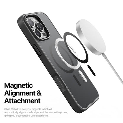 Husa MagSafe pentru Apple iPhone 16 Pro Max, DUX DUCIS, Yind, Neagra