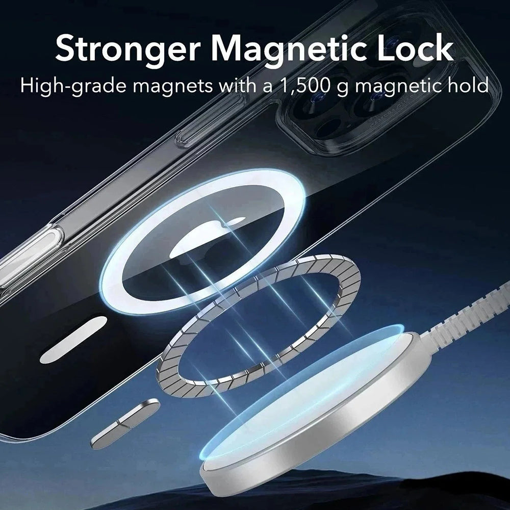 Husa MagSafe pentru Apple iPhone 16 Pro Max, ESR, Classic Hybrid Slide, Transparenta