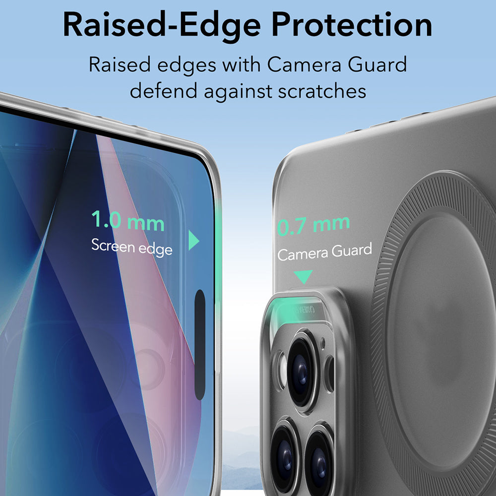 Husa MagSafe pentru Apple iPhone 16 Pro Max, ESR, Zero, Gri Satinata