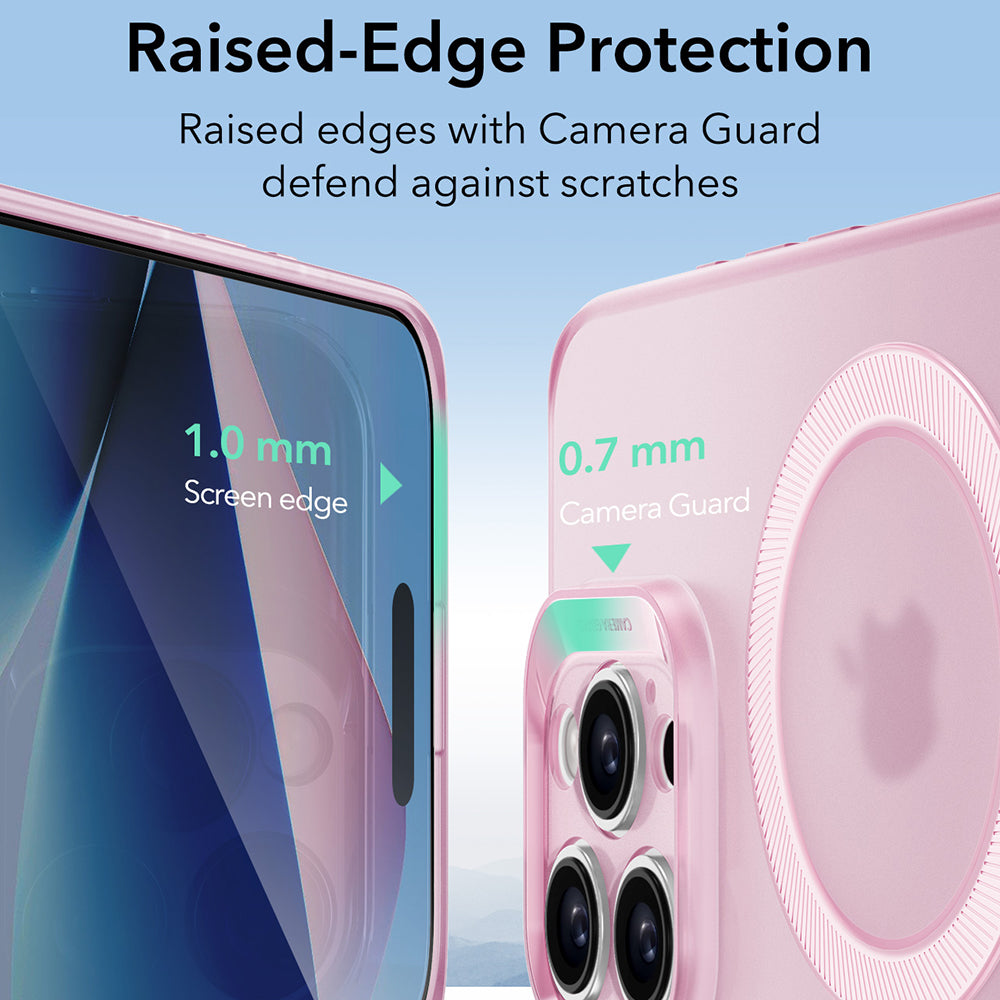 Husa MagSafe pentru Apple iPhone 16 Pro Max, ESR, Zero, Roz Satinata