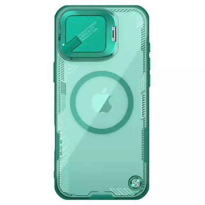 Husa MagSafe pentru Apple iPhone 16 Pro Max, Nillkin, Iceblade Prop (w/o Camera Cutout), Verde