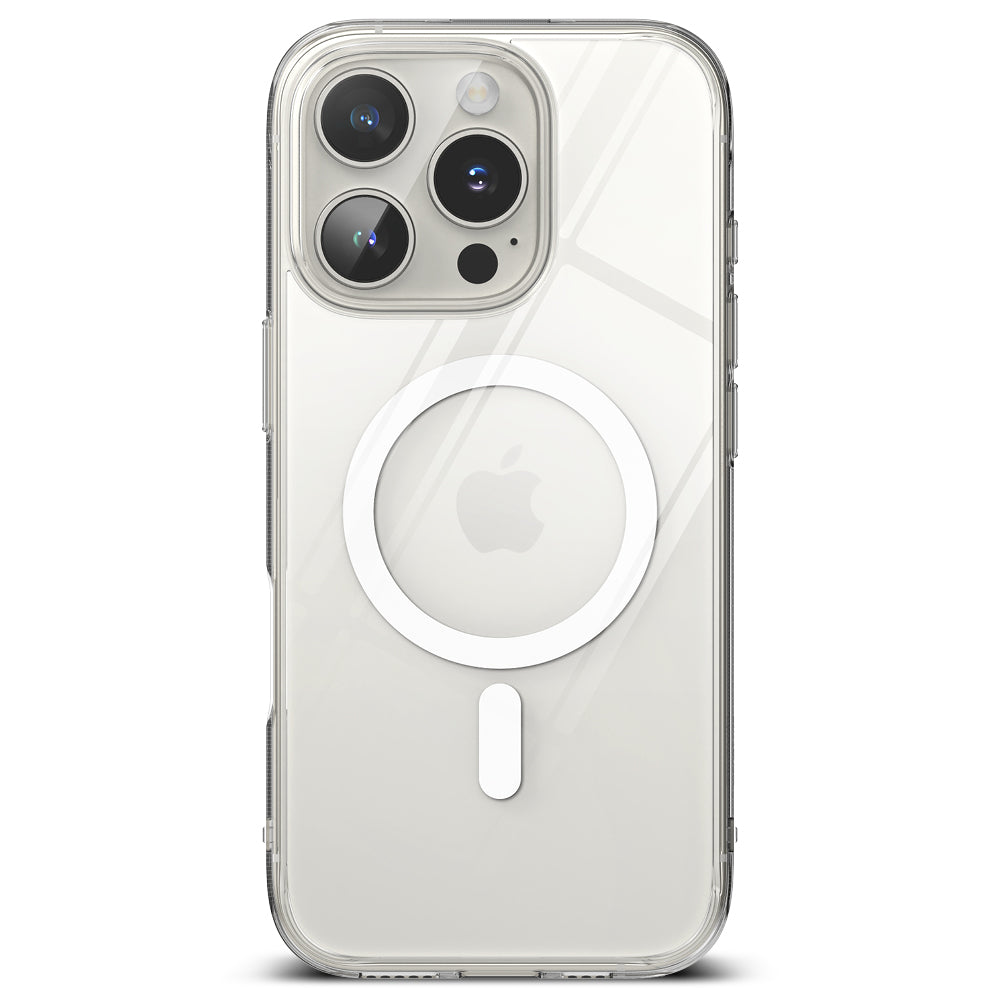 Husa MagSafe pentru Apple iPhone 16 Pro Max, Ringke, Fusion, Transparenta