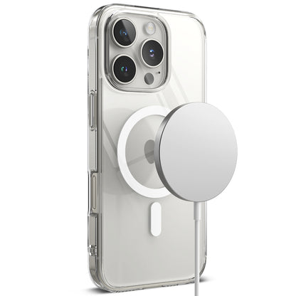 Husa MagSafe pentru Apple iPhone 16 Pro Max, Ringke, Fusion, Transparenta