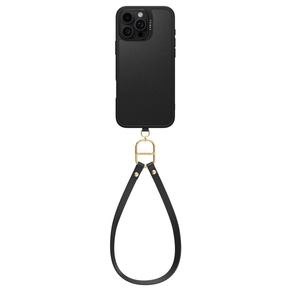 Husa MagSafe pentru Apple iPhone 16 Pro Max, Spigen, Cyrill Kajuk Classic Charm, Neagra