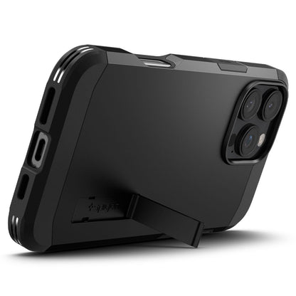 Husa MagSafe pentru Apple iPhone 16 Pro Max, Spigen, Tough Armor, Neagra