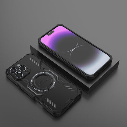 Husa MagSafe pentru Apple iPhone 16 Pro Max, Techsuit, ArmorMag, Neagra