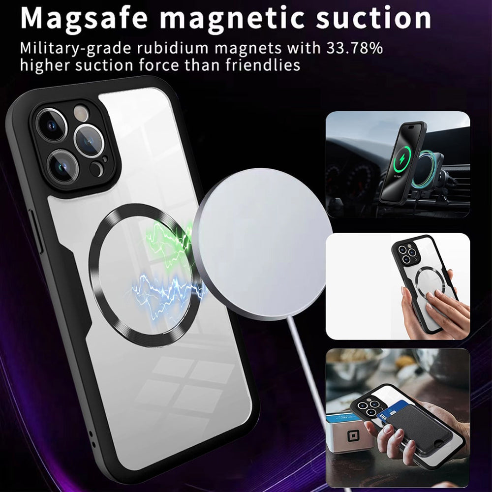Husa MagSafe pentru Apple iPhone 16 Pro Max, Techsuit, ColorVerse 360, Mov