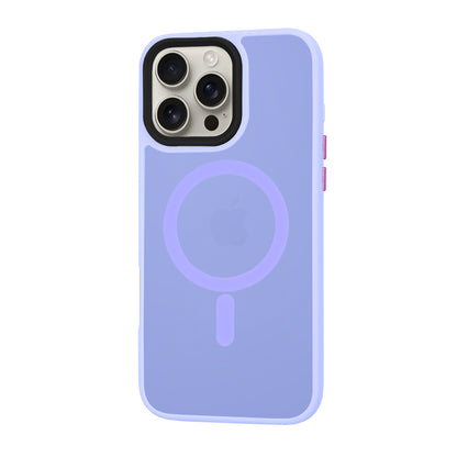Husa MagSafe pentru Apple iPhone 16 Pro Max, Techsuit, HaloFrost, Mov Deschis