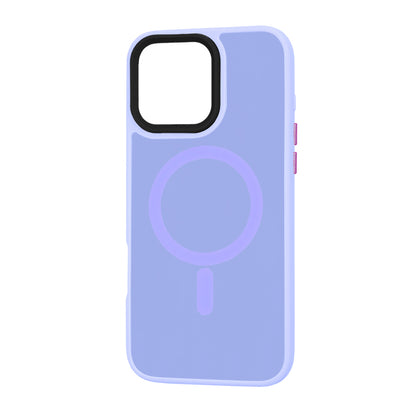 Husa MagSafe pentru Apple iPhone 16 Pro Max, Techsuit, HaloFrost, Mov Deschis