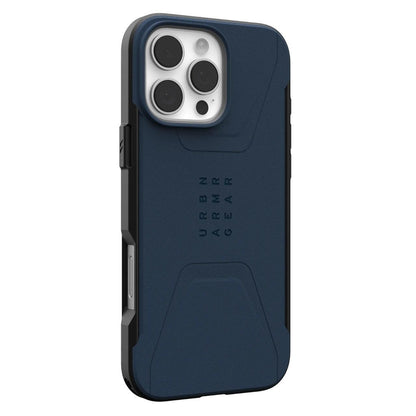 Husa MagSafe pentru Apple iPhone 16 Pro Max, Urban Armor Gear, Civilian, Bleumarin