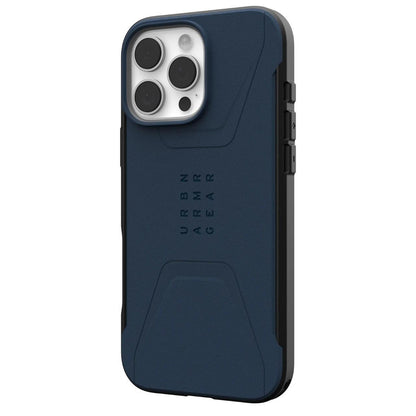 Husa MagSafe pentru Apple iPhone 16 Pro Max, Urban Armor Gear, Civilian, Bleumarin