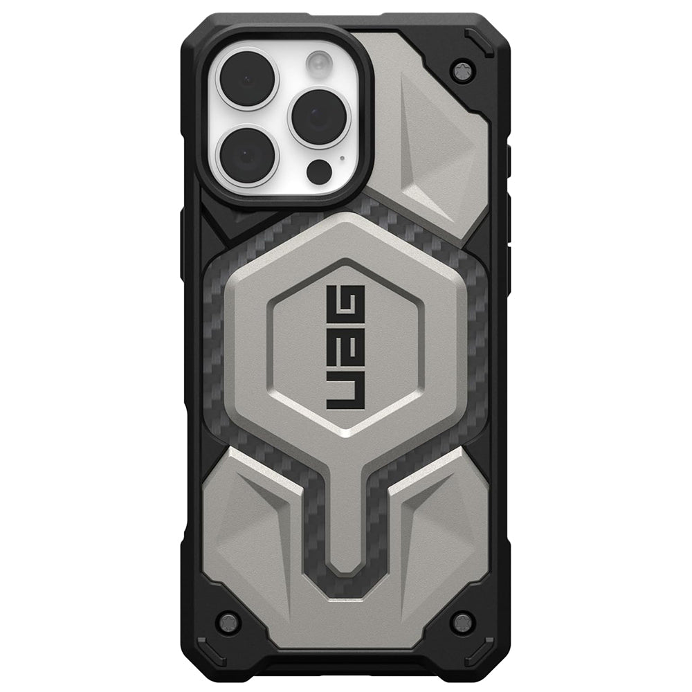 Husa MagSafe pentru Apple iPhone 16 Pro Max, Urban Armor Gear, Monarch Pro, Gri