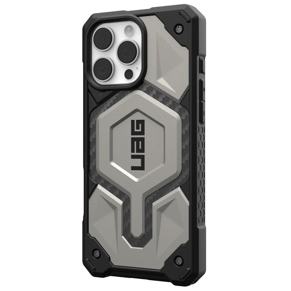 Husa MagSafe pentru Apple iPhone 16 Pro Max, Urban Armor Gear, Monarch Pro, Gri