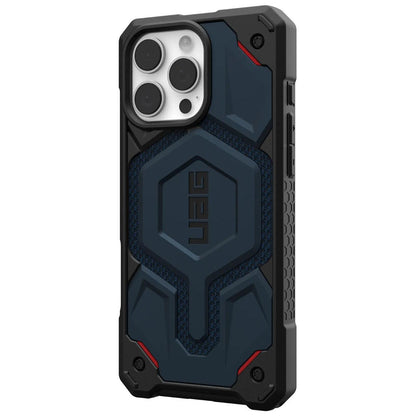 Husa MagSafe pentru Apple iPhone 16 Pro Max, Urban Armor Gear, Monarch Pro Kevlar, Bleumarin