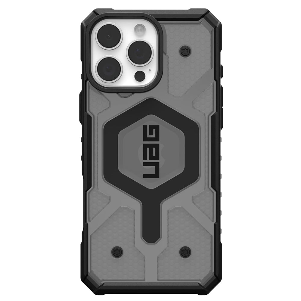 Husa MagSafe pentru Apple iPhone 16 Pro Max, Urban Armor Gear, Pathfinder Clear Bundle, Gri