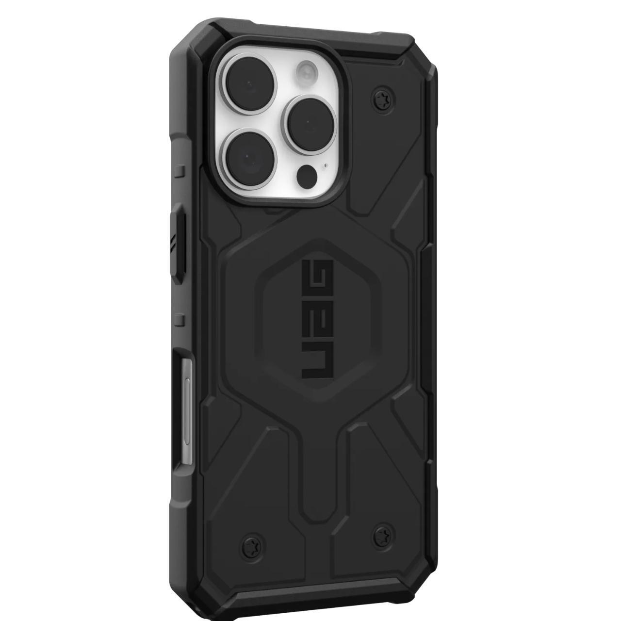 Husa MagSafe pentru Apple iPhone 16 Pro Max, Urban Armor Gear, Pathfinder, Neagra