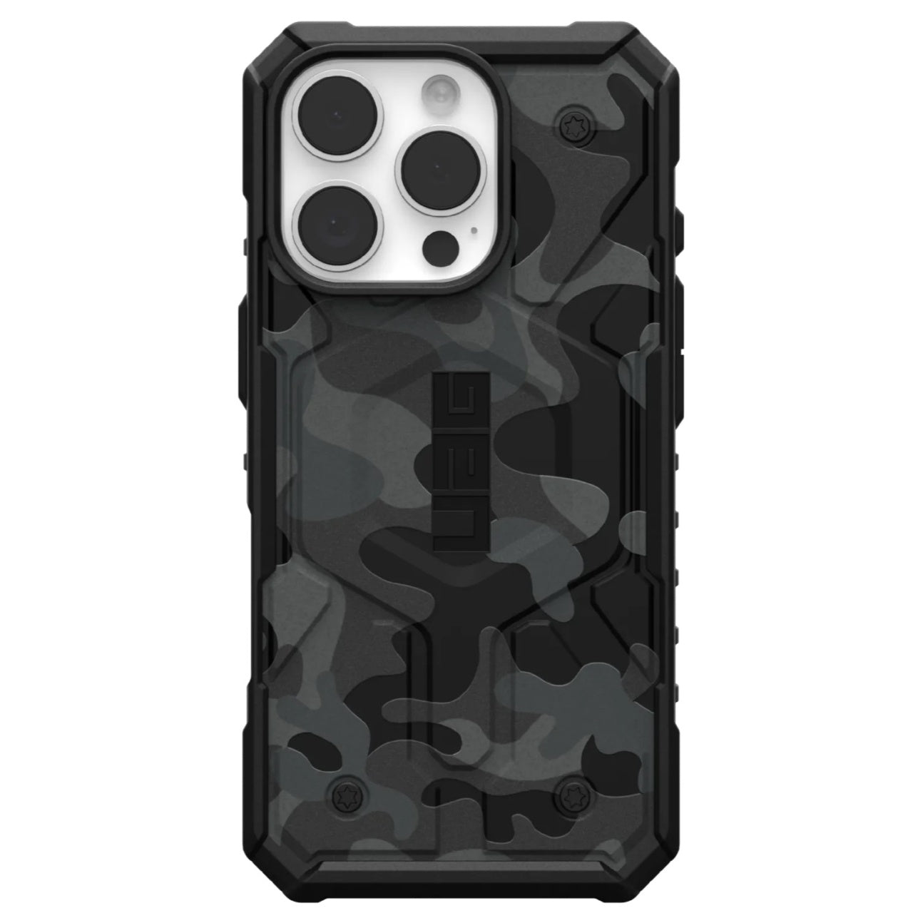 Husa MagSafe pentru Apple iPhone 16 Pro Max, Urban Armor Gear, Pathfinder SE Midnight Camo, Camuflaj