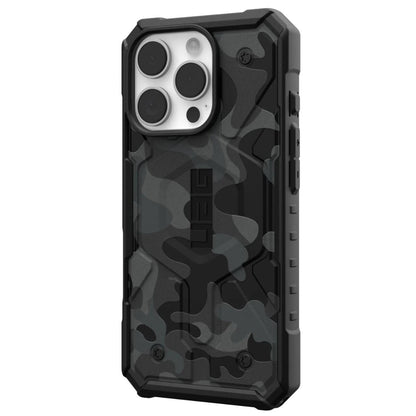 Husa MagSafe pentru Apple iPhone 16 Pro Max, Urban Armor Gear, Pathfinder SE Midnight Camo, Camuflaj