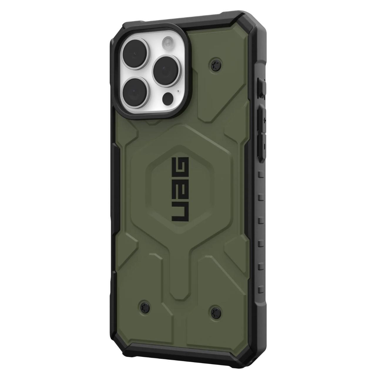 Husa MagSafe pentru Apple iPhone 16 Pro Max, Urban Armor Gear, Pathfinder, Verde
