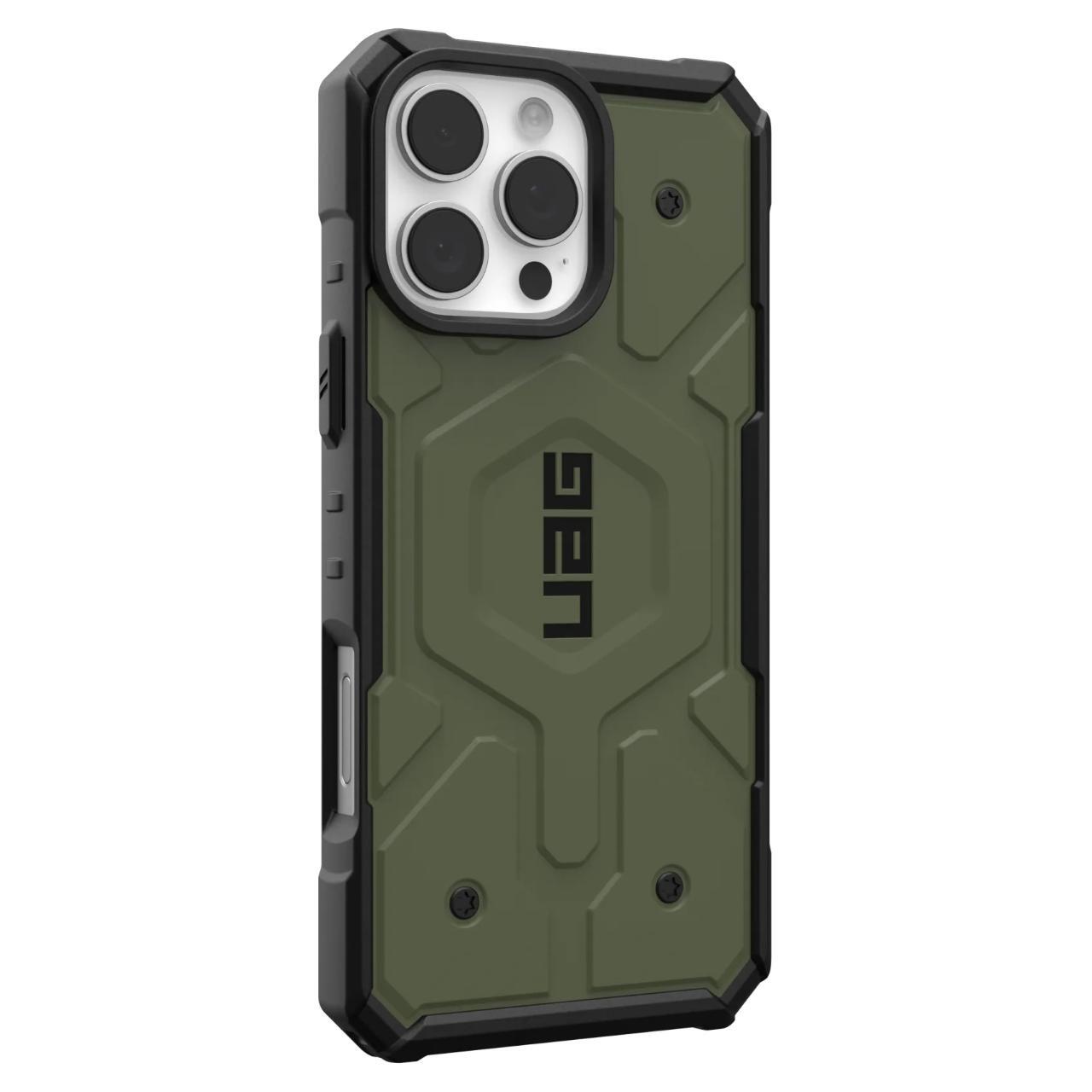 Husa MagSafe pentru Apple iPhone 16 Pro Max, Urban Armor Gear, Pathfinder, Verde