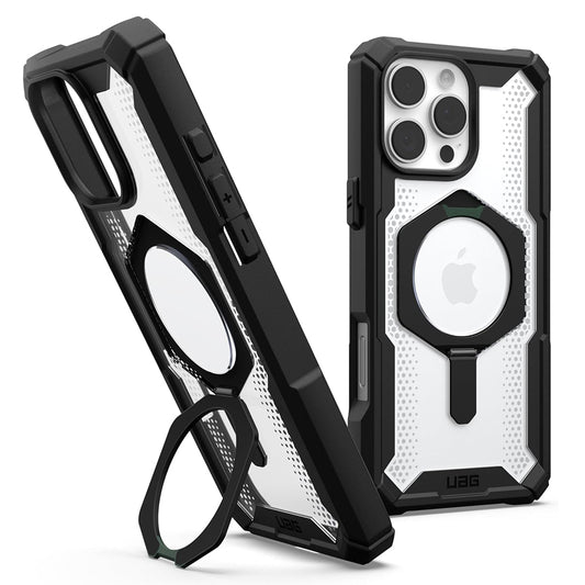 Husa MagSafe pentru Apple iPhone 16 Pro Max, Urban Armor Gear, Plasma XTE, Neagra Transparenta
