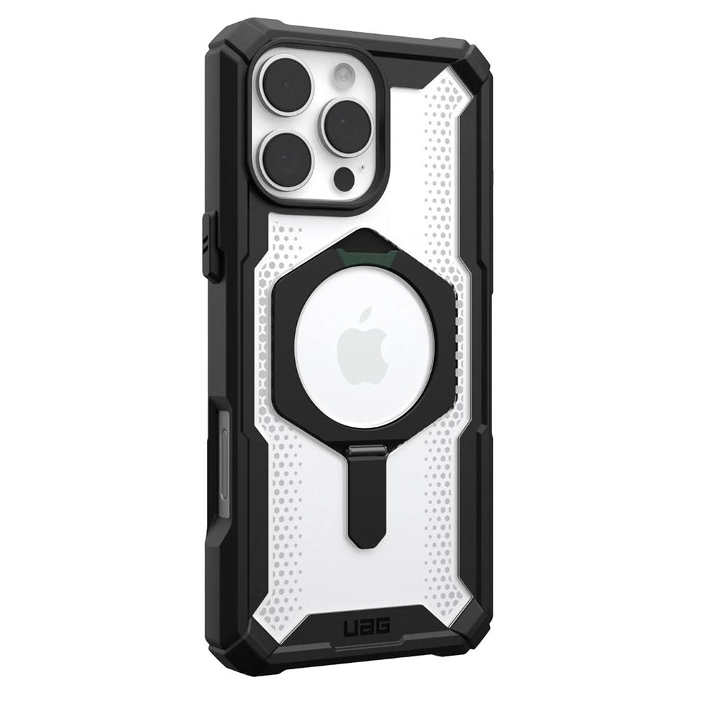 Husa MagSafe pentru Apple iPhone 16 Pro Max, Urban Armor Gear, Plasma XTE, Neagra Transparenta
