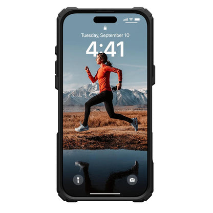 Husa MagSafe pentru Apple iPhone 16 Pro Max, Urban Armor Gear, Plasma XTE, Neagra Transparenta