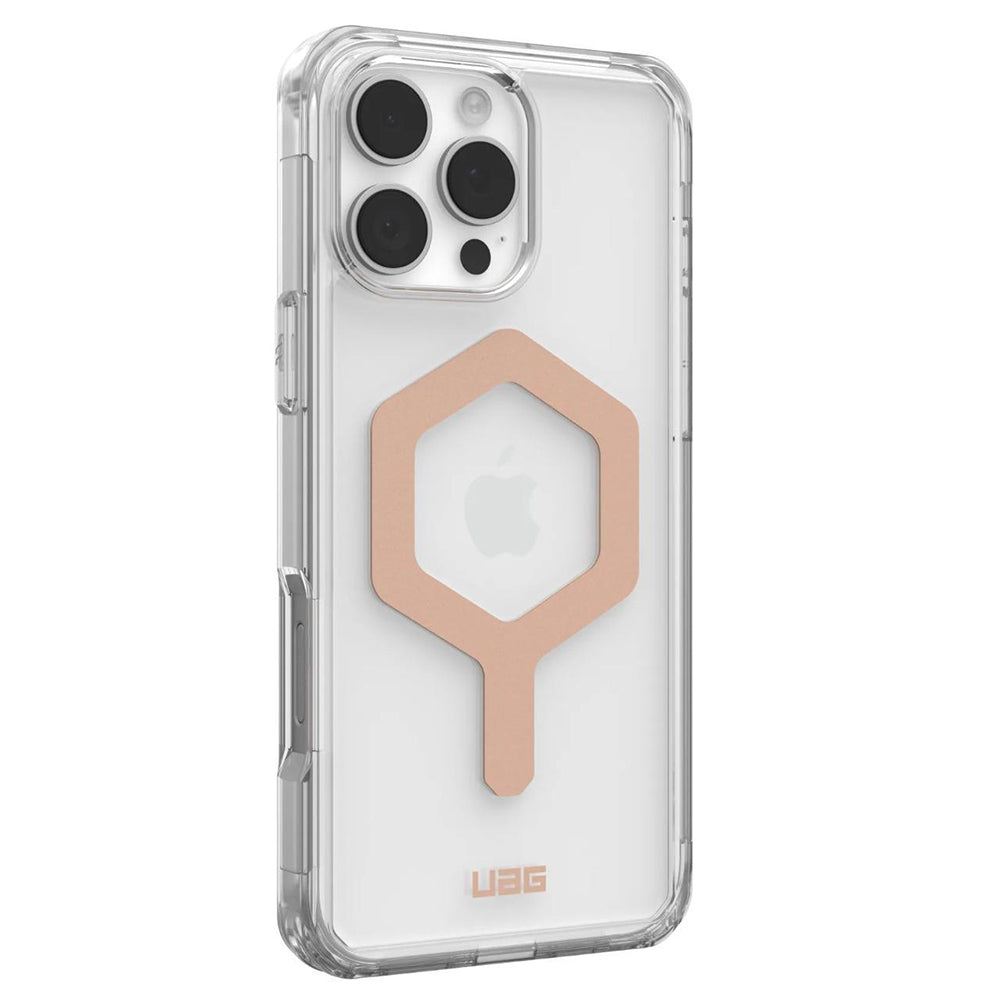 Husa MagSafe pentru Apple iPhone 16 Pro Max, Urban Armor Gear, Plyo, Roz Aurie