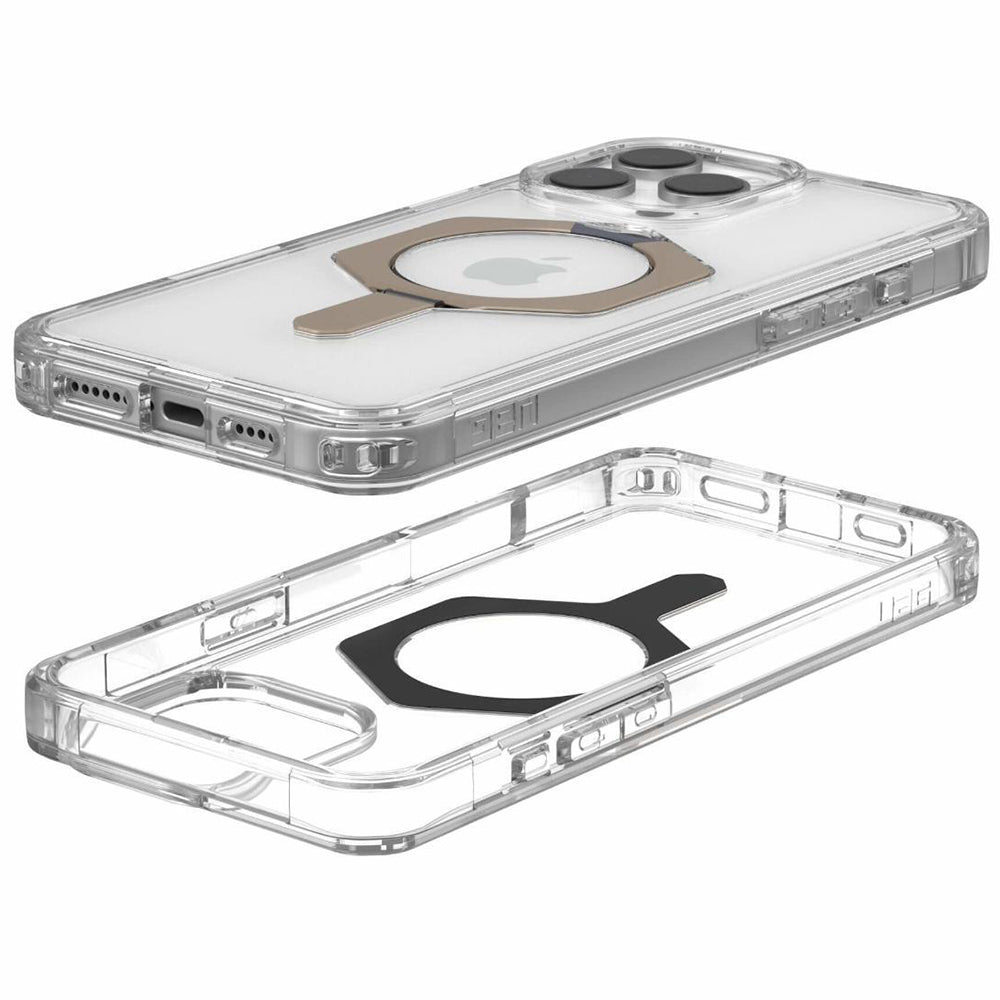 Husa MagSafe pentru Apple iPhone 16 Pro Max, Urban Armor Gear, Plyo XTE, Bronz Transparenta