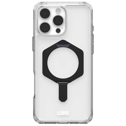 Husa MagSafe pentru Apple iPhone 16 Pro Max, Urban Armor Gear, Plyo XTE, Neagra Transparenta
